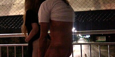 School girl fucks her step brother in the middle of highway while her boyfriend isn't looking