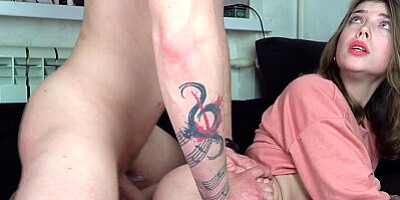 My Stepdad Helped Me Cum On Pussy And Fucked Rough In The Ass And Forbidden To Tell My Stepmom