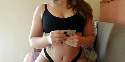 She lost and needs to suck cock