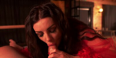 Exorcising a demon from a hot MILF / halloween