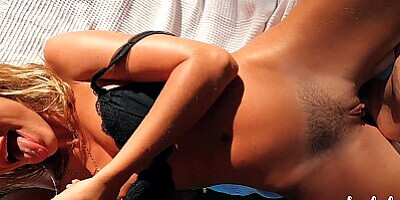 Outdoor Sex in Black Lingerie, Hope the neighbours didn't hear!: Amateur Couple LeoLulu