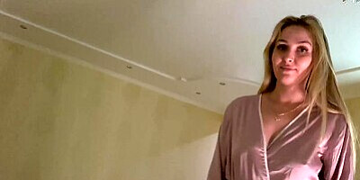 Stepmom stepson on the same couch risky creampie