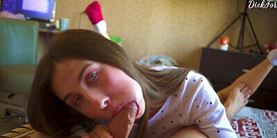 LOOK AT MY EYES WHEN I CUM YOUR MOUTH - DICKFORLILY