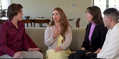 MomSwap - Hottest Milf Stepmoms Jenna Noelle And Athena Anderson Motivate Their Stepsons With Sex