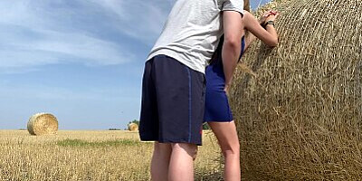 A village girl agreed to a quick sex while no one was around