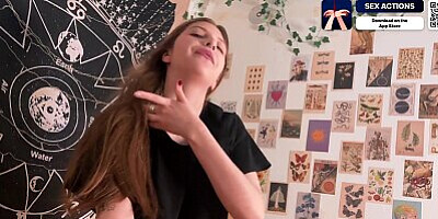 Russian teenager wants to suck dick and asks to fill her pussy with sperm - YourSofia