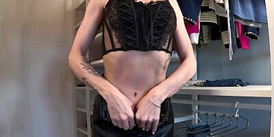 Stepson Fucked Me while I was Changing Clothes and put a dildo in my Mouth