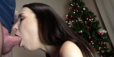 Stepsister deepthroat lesson wanna feel cum in her throat