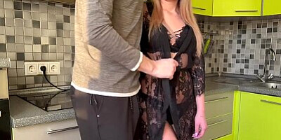 My friend's wife kindly provided her pussy while the friend was in the shower