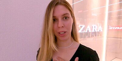 Unlucky Shoplifter Fucked in Mall Toilet - Real Public - Risky Sex - POV