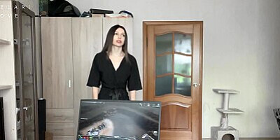 He just Wanted to play Warhammer but he had to Play with my Pussy