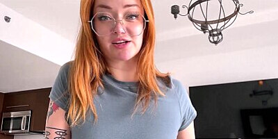 Redhead Step Sister Squirts & Cums On Your Cock - Emma Magnolia - Family Therapy - Alex Adams