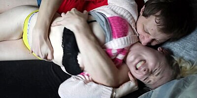 Waking up blonde and trying to make babies with a screaming orgasm