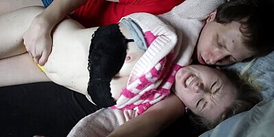 Waking up blonde and trying to make babies with a screaming orgasm