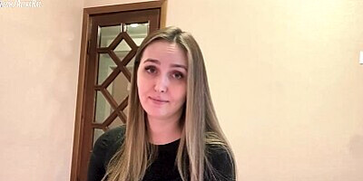 The stepmother asks her stepson to make her pregnant. - Cum deep inside my pussy