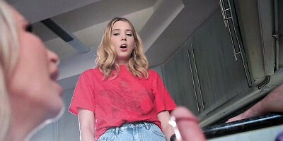 Family Strokes featuring Rachael Cavalli and Sophia Sterling's big cock trailer
