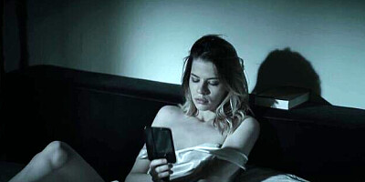 Well-made Crystal Maiden's self masturbation trailer