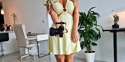 I asked my Roommate to film me, he got excited and fucked me