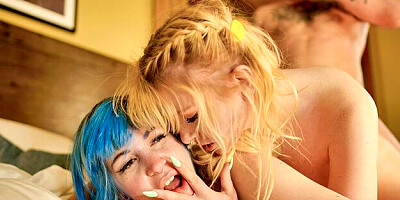 Perky Charlotte San and Stacie Doll - small tits movie - Nice and Slutty