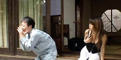 Striptease smut with crazy bimbo from Hardcore Japanese GFs