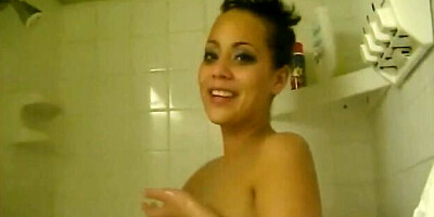 Thrilled Katja Kassin's blonde action