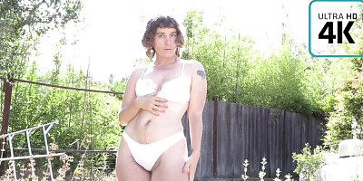 Naughty Natural - hairy milf clip