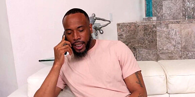 Good blondie is going to take care of this black throbber