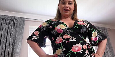 Aunt Judy's XXX - 41yo Busty Stepmom Olga Catches her Stepson Masturbating (POV)