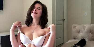Teen Stepsister Bribes Blowjob Cum in Mouth