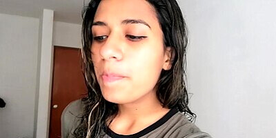 Surprising my bf after the shower - Unexpected recording