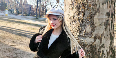 Tiny cutie getting fucked by two hard dicks at once