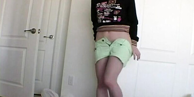 Solo female movie with striking patootie from Self Shot 18