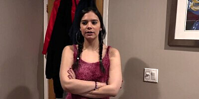 BadDaddyPOV - Violet Star Slutty Latina Teen Wants Step Daddy's Cock