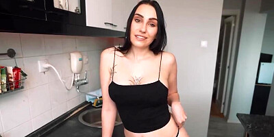 Raven haired GF wants you to dominate her wet pussy