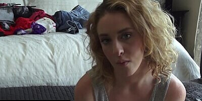 Naughty Little Slut Sucks Daddy's Dick to Make Him Keep Her Secret