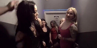 Group sex of mixed-age girls in the jacuzzi