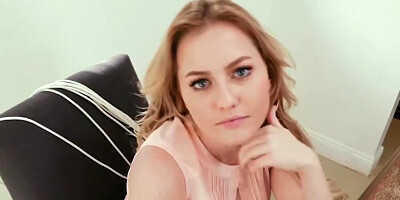 Grateful lassie takes care of secret agent's bulge