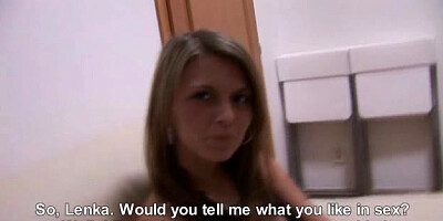 BEAUTIFUL MODEL FUCKS FOR MONEY!