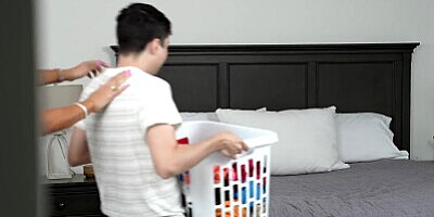 MILF Sandy Love asks Stepson, Can you see my nipples through this shirt? - S3:E8