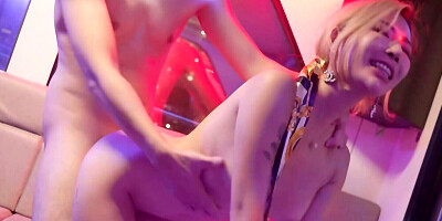 Foxy Asian girl is making out and fucking with her boyfriend