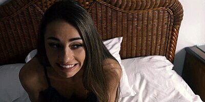 Gorgeous Tight Brunette Step Sister Caught Masturbating And Fucked On Vacation - Mackenzie Mace