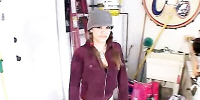 Teen (18+) sex with gambling Teen Topanga from Premium GFs