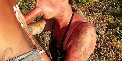 Pissing and outdoor sex with a crazy fucking German couple