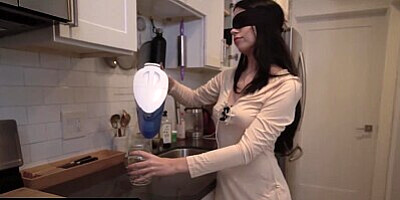 Step sis Alex Coal Gets Blindfolded And Fucked By Step brother For Bird Box Challenge - SisLovesMe