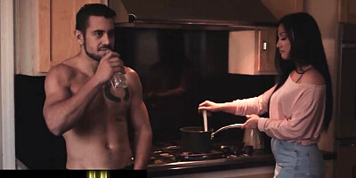 Plastic Jennifer White and Dante Colle's missionary scene