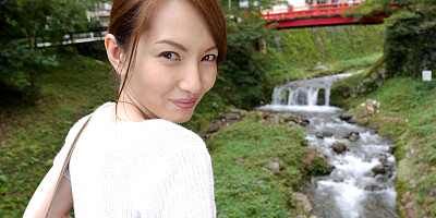 After the nice date Hitomi Hayama gives a blowjob in POV