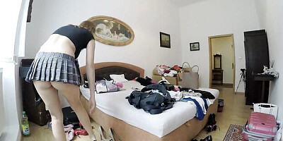 Horny Antonia and Nathaly's school (18+) sex