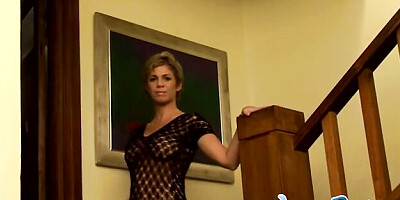 Good-looking wooer's nudes clip