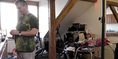 Brunette xxx with promiscuous cutie from Leons TV