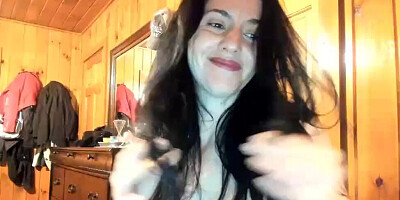 Brunette with gorgeous ass gets sodomized after a sloppy blowjob